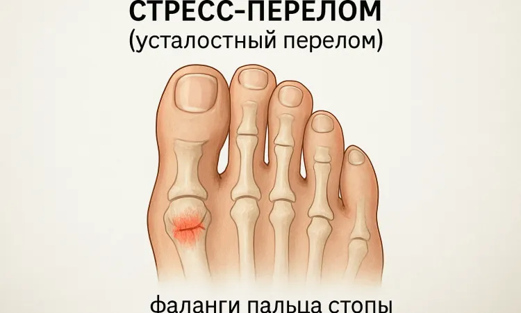 Усталостный перелом стопа