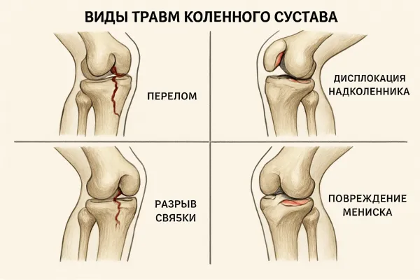 Травма коленного сустава