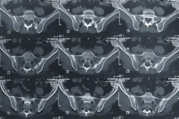 Снимок МРТ крестцово-подвздошных сочленений на Каширском шоссе
